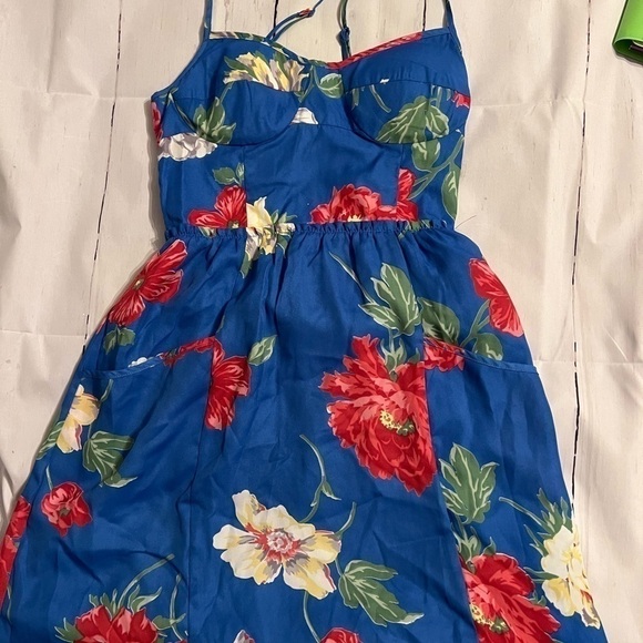 American Eagle Blue Floral Dress size xs - Picture 8 of 13